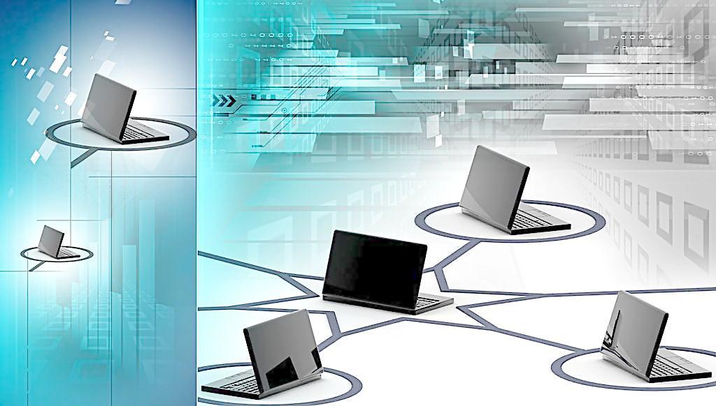 商務(wù)科技 以網(wǎng)絡(luò)技術(shù)服務(wù)為核心的新時(shí)代背景圖